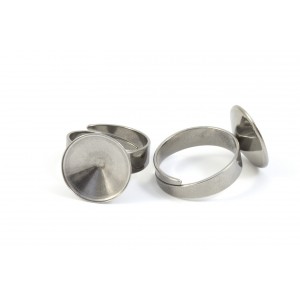 Ajustable ring with 14mm cup stainless steel 